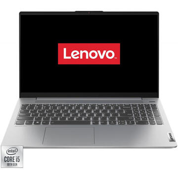 Notebook Lenovo 15.6'' IdeaPad 5 15IIL05 FHD IPS Procesor Intel® Core™ i5-1035G1 16GB DDR4 512GB SSD GMA UHD Free DOS Platinum Grey