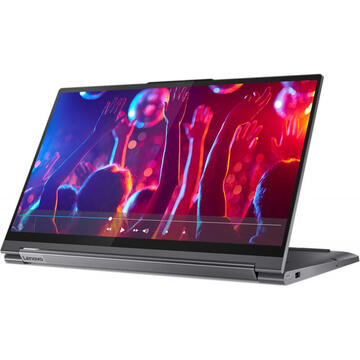 Notebook Lenovo 15.6'' Yoga 9 15IMH5 UHD IPS Touch Intel® Core™ i9-10980HK 16GB DDR4 2TB SSD GeForce GTX 1650 Ti 4GB Win 10 Home Slate Grey