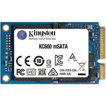 SSD Kingston KC600 512GB SATA-III mSATA
