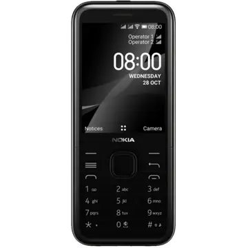 Telefon mobil Nokia 8000 4G Wi-Fi Dual SIM 2.8" 4GB KaiOS Black