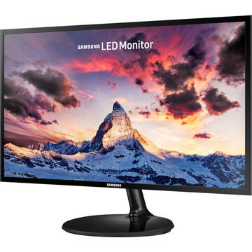 Monitor LED Samsung LS24F350FHRXEN PLS 23.8" 4 ms Negru FreeSync 60 Hz