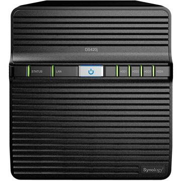 NAS Synology DiskStation DS420J NAS/storage server RTD1296 Ethernet LAN Compact Black