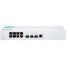 NAS QNAP QSW-308-1C network switch Unmanaged Gigabit Ethernet (10/100/1000) White