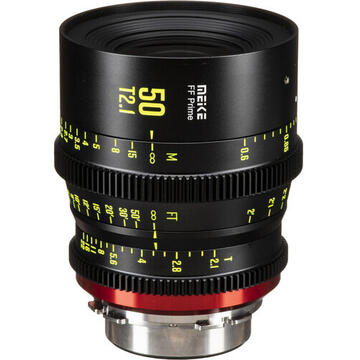 Obiectiv foto DSLR Obiectiv manual Meike 50mm T2.1 FF-Prime Cine pentru Arri PL-Mount