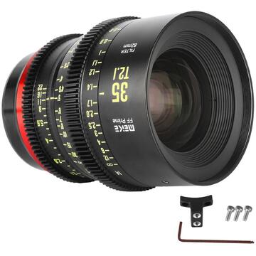 Obiectiv foto DSLR Obiectiv manual Meike 35mm T2.1 FF-Prime Cine pentru Canon EF-Mount