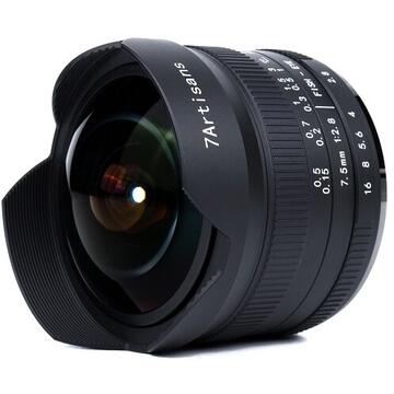 Obiectiv foto DSLR Obiectiv manual 7Artisans 7.5mm F2.8 Mark II Fisheye pentru Nikon Z-Mount