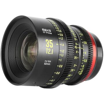 Obiectiv foto DSLR Obiectiv manual Meike 35mm T2.1 FF-Prime Cine pentru Sony E-Mount