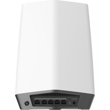 Router wireless Netgear Orbi Pro WiFi 6 Tri-Band AX6000 WiFi System, Mesh Router (white, 1x router, 1x satellite)