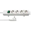 Prelungitor Brennenstuhl "Comfort-Line Plus" Multi-Socket, 4 sockets, switch, 2m, white