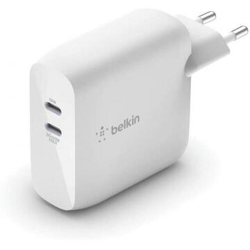 Incarcator de retea Belkin Boost, USB-C,18W/45-60W, Alb