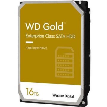 Hard disk Western Digital Gold 16TB HDD 7200rpm 6Gb/s sATA 512MB cache 3.5inch