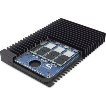 SSD Extern OWC ThunderBlade V4 2 TB, External SSD (black, Thunderbolt 3)