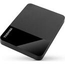 Hard disk extern Toshiba  Canvio Ready  1000 GB Black(black, 1000 GB, 2.5", 3.2 Gen 1 (3.1 Gen 1), Black)
