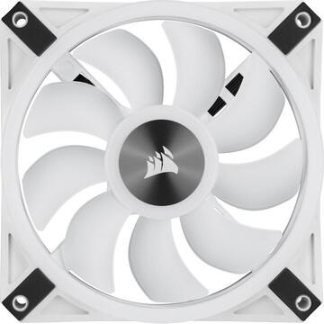 Corsair iCUE QL120 RGB 120x120x25, case fan (white, single fan without controller)