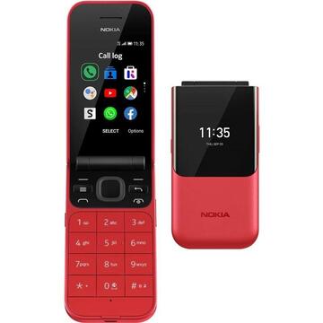 Telefon mobil Nokia 2720 Flip Dual SIM Red