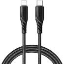 Mcdodo Cablu Fast Charge Type-C la Lightning Black (PD, 1.2m, 20W)