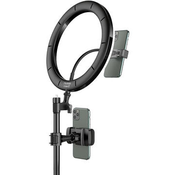 Mcdodo Trepied Extensibil Selfie Light Ring Black (max 200 cm, lumina led, telecomanda pe fir)