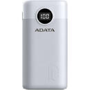 Baterie externa Adata P10000QCD 10000mAh 2 x USB 1 x USB-C Alb