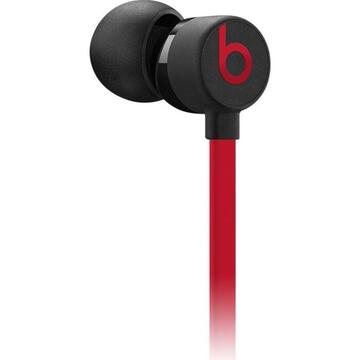Casti Beats urBeats3, Headphones (black / red, 3.5 mm jack)