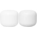 Router wireless Google Nest Wifi - Wi-Fi system - 802.11a/b/g/n/ac GigE, Dual-Band 2-pack