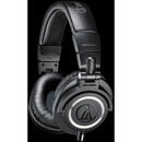 Casti AUDIO-TECHNICA Audio Technica ATH-M50X Headphones, Over-Ear, Wireless, Black