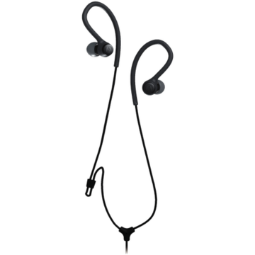 AUDIO-TECHNICA Audio Technica ATH-SPORT10BK Headphones, In-Ear, Wireless, Black