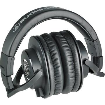 AUDIO-TECHNICA Audio Technica ATH-M40X Headphones, Over-Ear, Wireless, Black
