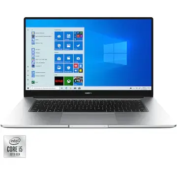 Notebook Huawei MateBook D15 2021 15.6" FHD IPS i5-10210U 16GB 512GB Windows Home Silver