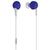 Casti Koss KEB6i Headphones, In-Ear, Wired, Microphone, Blue