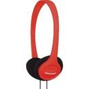 Casti Koss KPH7r Headphones, On-Ear, Wired, Red