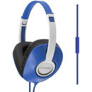 Casti Koss UR23iK Headphones, Over-Ear, Wired, Microphone, Blue