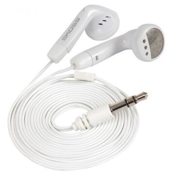 Casti Koss KE5 Headphones, In-Ear, Wired, White