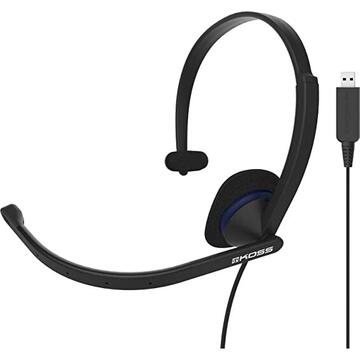 Casti Koss CS195 USB Headsets, On-Ear, Wired, Microphone, Black
