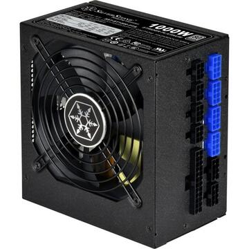 Sursa Silverstone SST-ST1000-PTS 1000W PC Power Supply (black 8x PCIe, cable management)