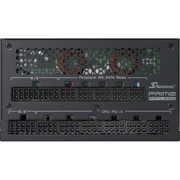 Sursa Seasonic PRIME FANLESS TX-700 700W PC power supply (black, 4x PCIe, cable management)
