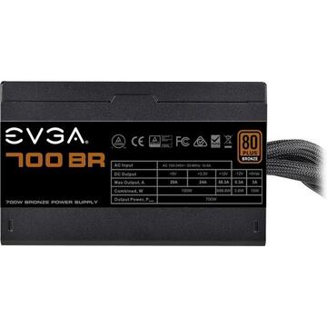 Sursa EVGA 700 BR 80+ BRONZE 700W, PC power supply (black, 4x PCIe)