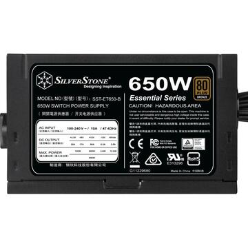 Sursa SilverStone SST-ET650-B v1.4 650W, PC PSU