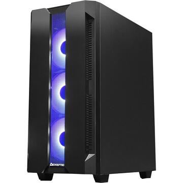 Carcasa Chieftronic Chieftec GS-01B-OP, tower case (black, tempered glass side panel)