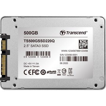 SSD Transcend  III 6Gb/s SSD220Q 500GB