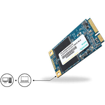 SSD Apacer PPSS30 128 GB, SSD (SATA 6 Gb / s, mSATA)