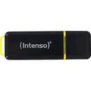 Memorie USB Intenso High Speed Line 64GB, USB flash drive (black / yellow, USB 3.2)