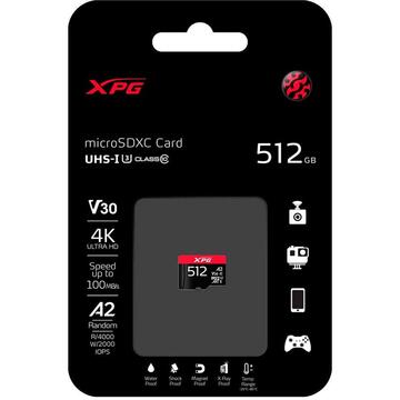 Card memorie Adata microSD 512GB XPG Game UHS-I U3 - without adapter