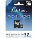 Card memorie MediaRange 32 GB microSD, memory card (black, Class 10)