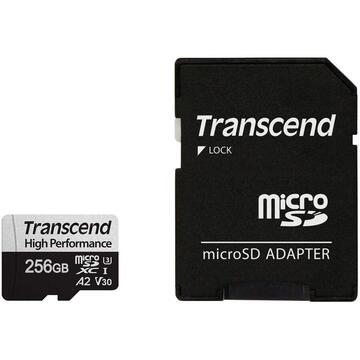 Card memorie Transcend 330S 256 GB microSDXC, memory card (UHS-I (U3), V30, A2, Class 10)