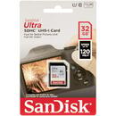Card memorie SanDisk Ultra 32GB SDHC Memory Card 120MB/s
