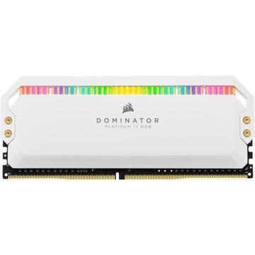 Memorie Corsair DDR4 - 16 GB -3200 - CL - 16 - Dual Kit, Dominator Platinum RGB (white, CMT16GX4M2C3200C16W)
