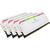 Memorie Corsair DDR4 - 32 GB -3600 - CL - 18 - Quad-Kit, Dominator Platinum RGB (white, CMT32GX4M4C3600C18W)