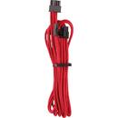 Corsair Premium Sleeved PCIe Cable Type 4 Gen 4 - red