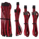 Corsair Power Supply Cable Premium Starter Kit Type 4 Gen 4, 8-piece - red/black