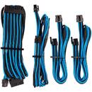 Corsair Power Supply Cable Premium Starter Kit Type 4 Gen 4, 8-piece - blue/black